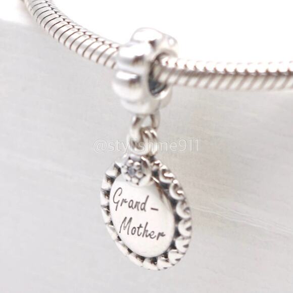 Authentic PANDORA Grandmother Dangle - 791128CZ - Picture 4 of 10